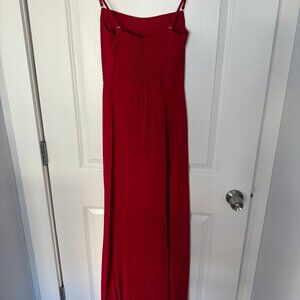 Red Reformation Formal Slip Dress, size 2.